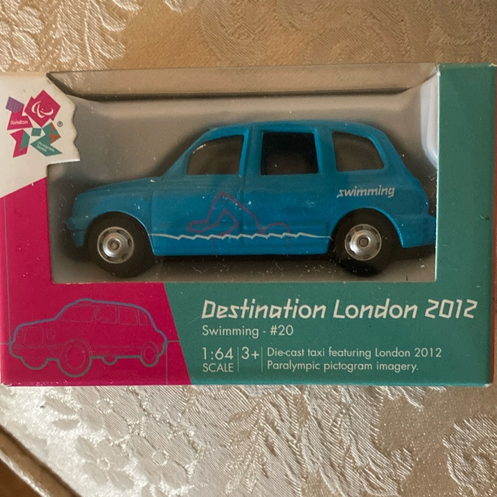 NEW 2012 London Olympics mini car, swimming graphics